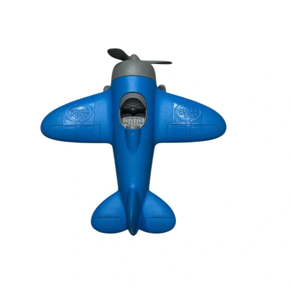 Green Toys: Red & Blue Airplane Toy Made From 100% Plastic